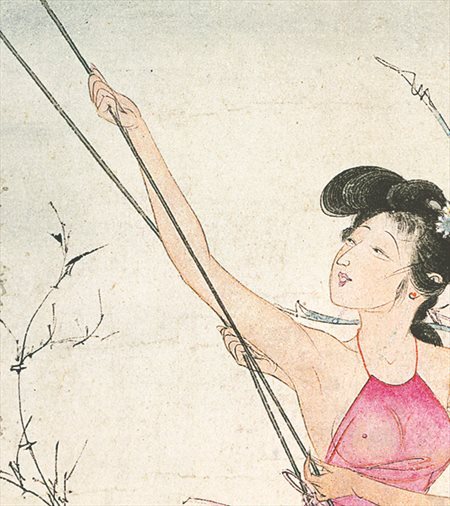公主岭-胡也佛的仕女画和最知名的金瓶梅秘戏图
